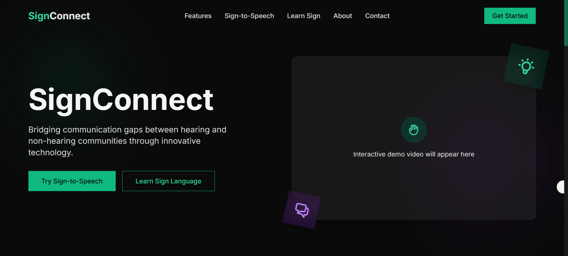 SignConnect Project